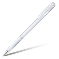 Ручка гелевая Pentel Hybrid gel Grip 0.8 мм стержень белый
